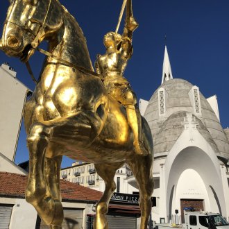 Jeanne d'Arc - Nice - Statue & Eglise